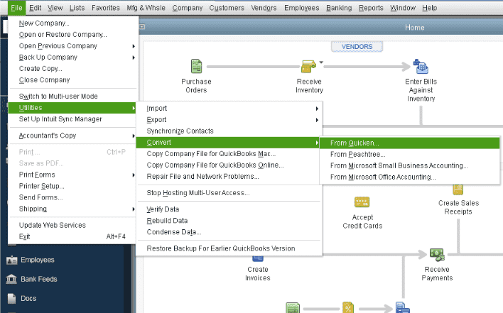 How to Convert Quicken Data to Quickbooks?