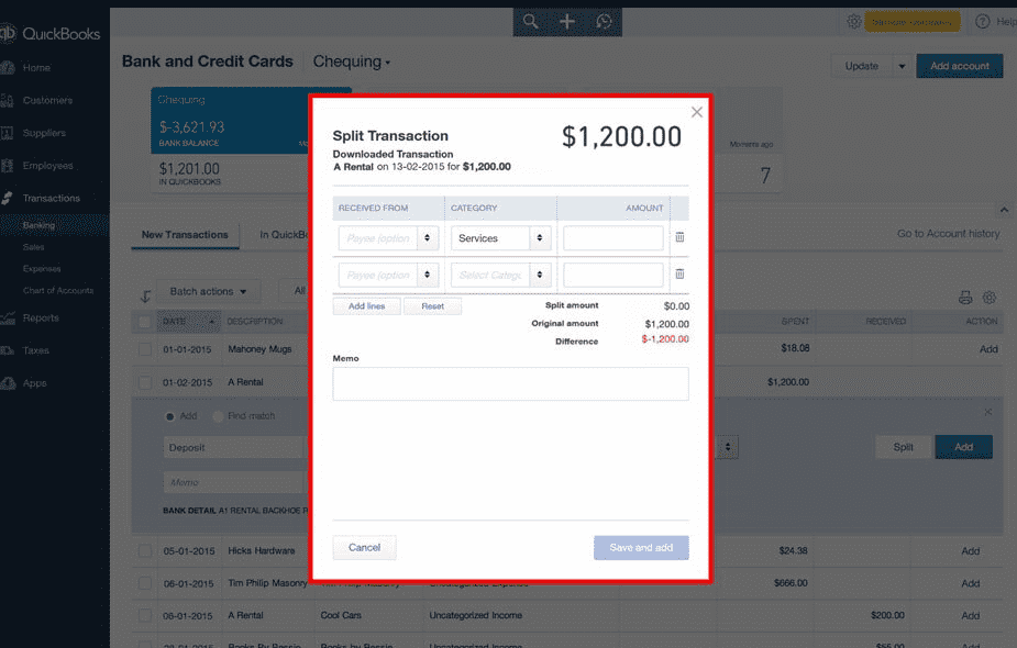 Amount” column.