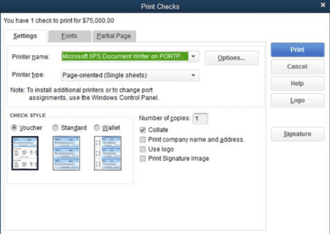 How to Print Checks in QuickBooks 2015