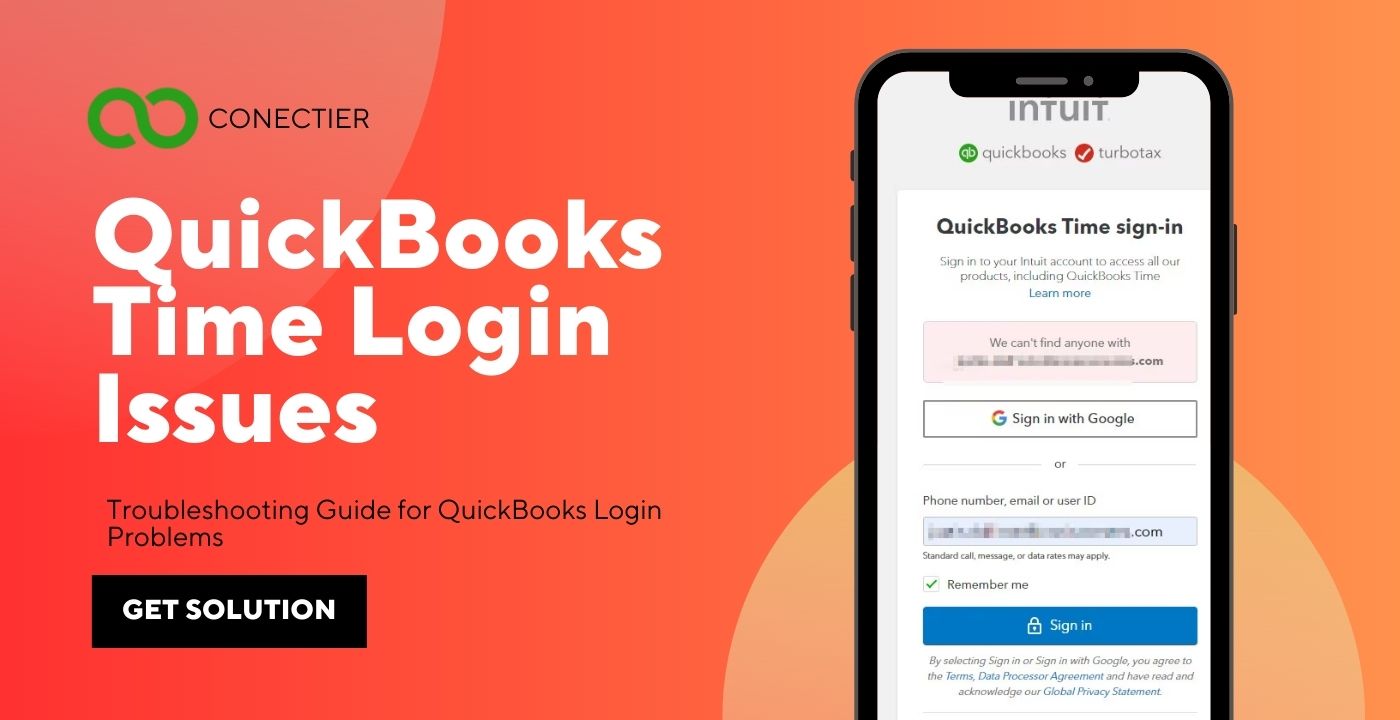 conectier-QuickBooks Time Login Issues