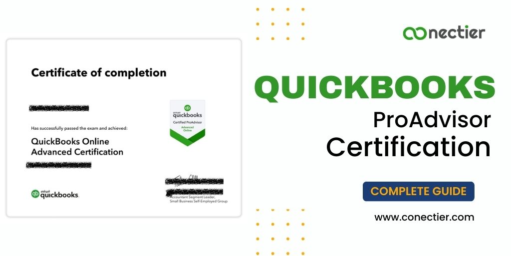 conectier-QuickBooks ProAdvisor Certification