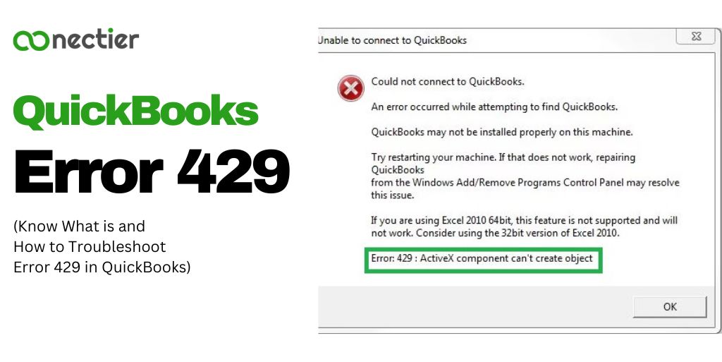 Image of Error 429 in QuickBooks