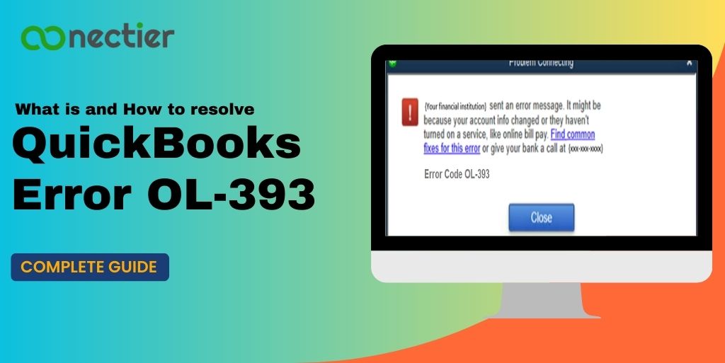 conectier-OL 393 QuickBooks Error
