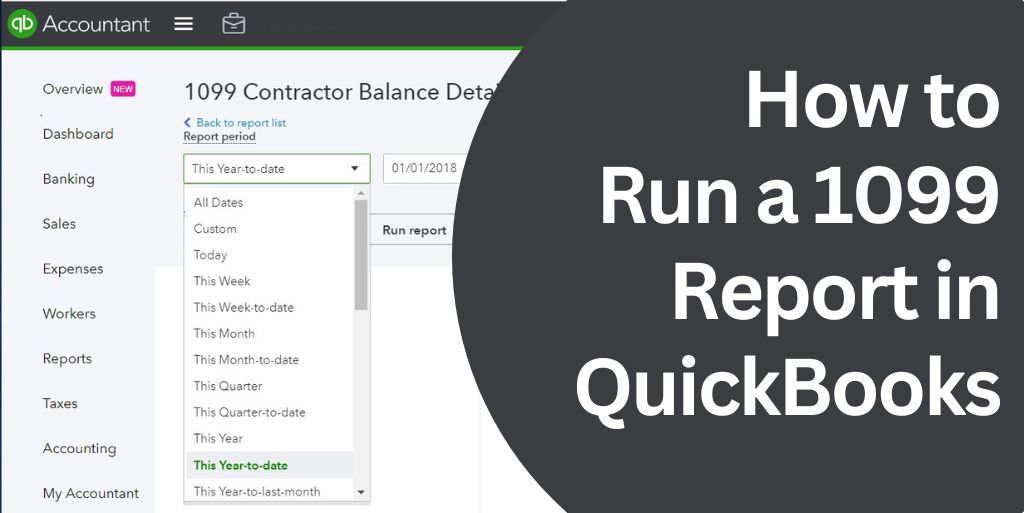 How to Run a 1099 Report in QuickBooks?